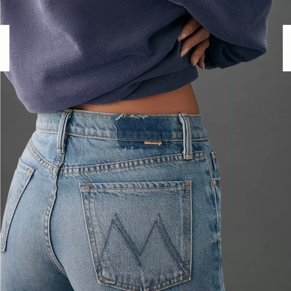 MOTHER The Tomcat Roller High-Rise Wide-Leg Jeans